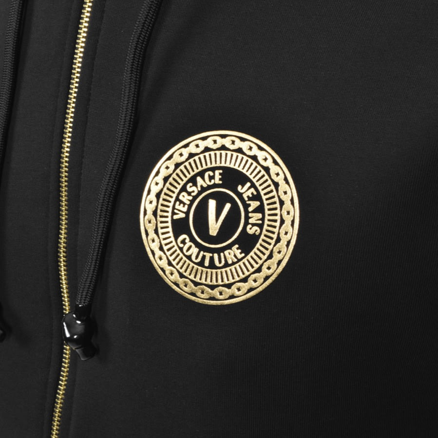 Alternative Image for ProductVersace Jeans Couture Full Zip Medal Hoodie Black3